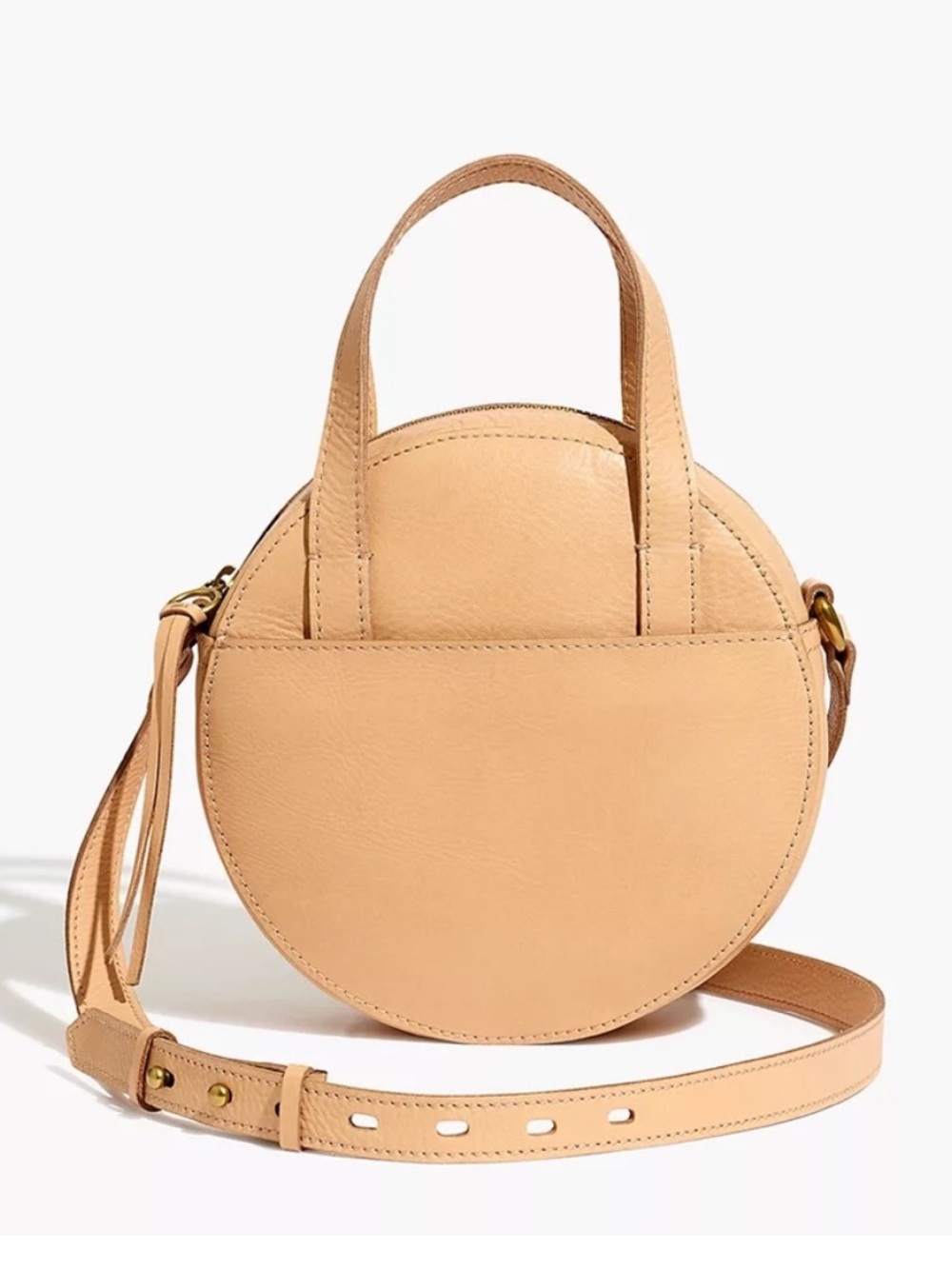 Madewell Leather Circle Juno Crossbody Bag Purse‎